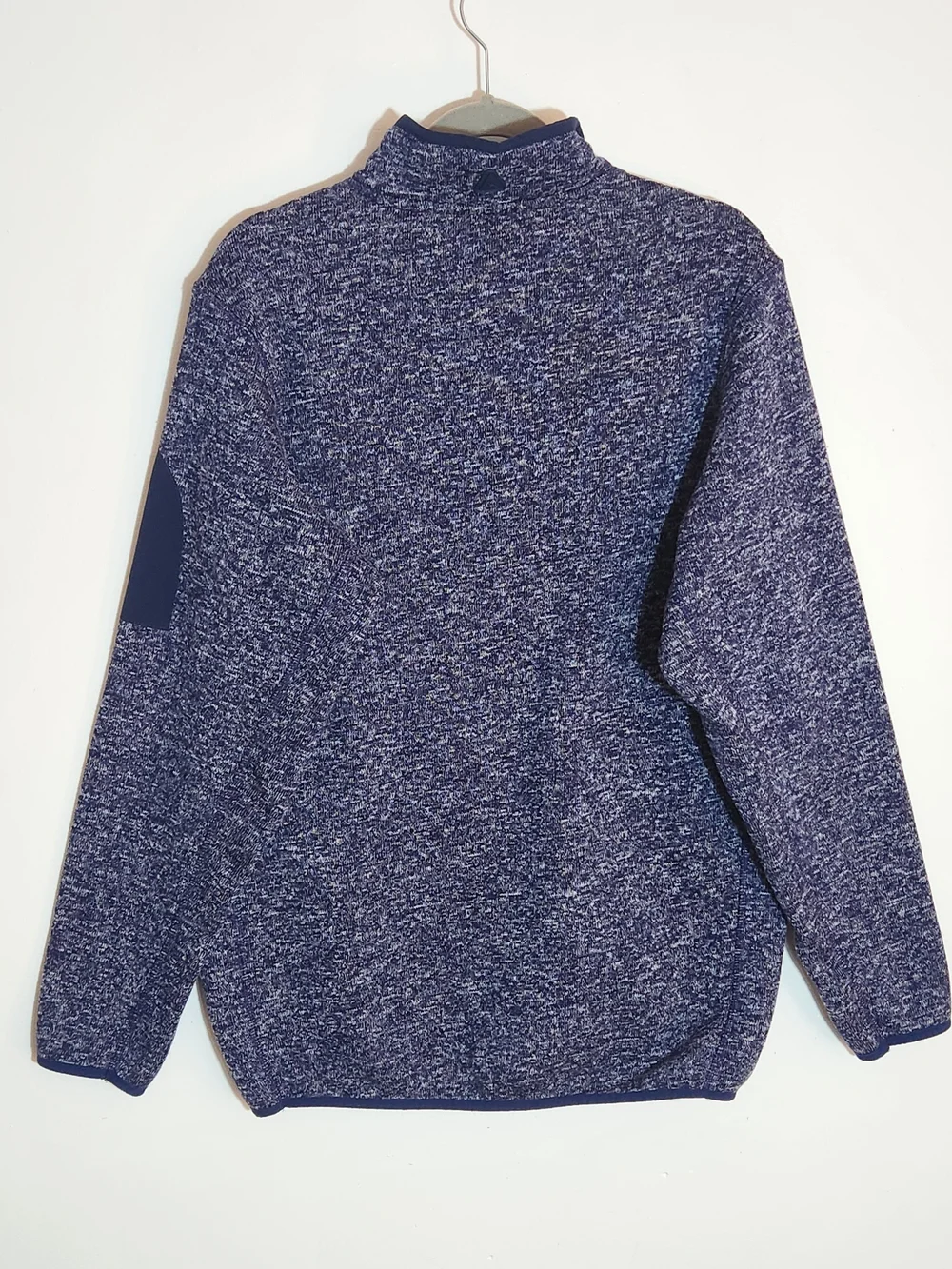 Antigua Memphis Grizzlies Heathered Navy Quarter Zip Pullover Size Large